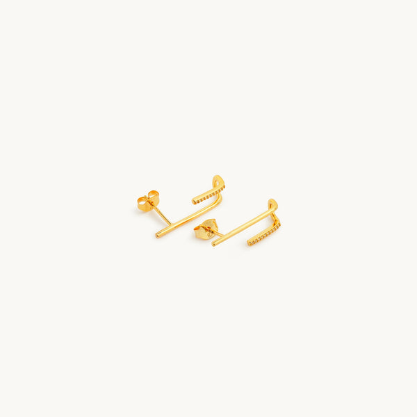 Moon Lining Earrings